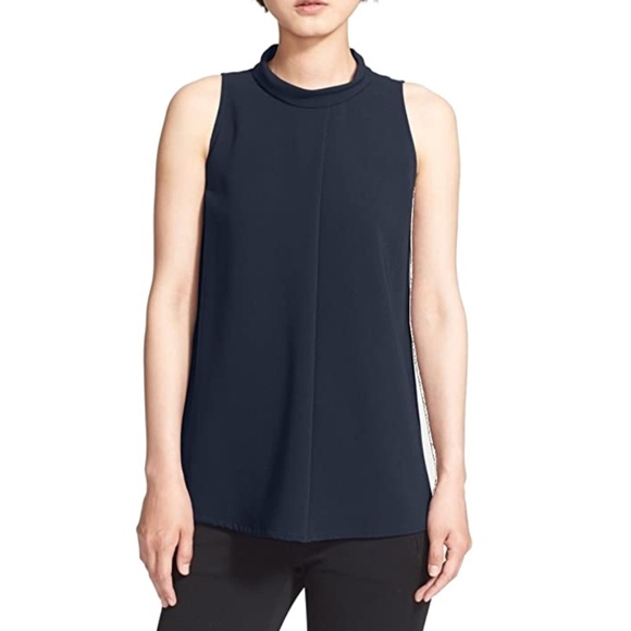 THEORY Talniza Sleeveless Admiral Crepe top - Picture 1 of 1